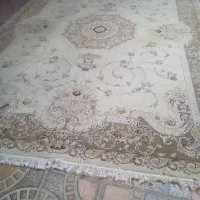 فرش ۱۲ متری کرم رنگ یک جفت