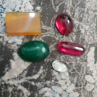 نگین های تراش خورده آماده رکاب