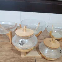 ظروف ست پذیرایی میوه شیرینی آجیل شکلات خوری