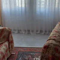پرده تور حریر پانچی در حد نو|پرده، رانر، رومیزی|تهران, چیتگر شمالی|دیوار