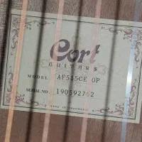 گیتار آکوستیک CORT AF515CE OP در حد نو|گیتار، بیس، امپلیفایر|کرج, کرج نو|دیوار