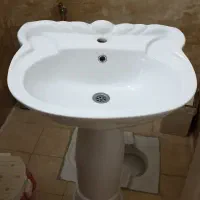 روشویی با پایه مدل گلسار .