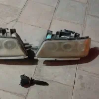 چراغ کامل پژو SLX با لامپ و شستی راهنما