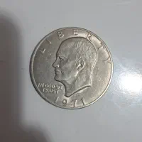 سکه ۱ دلاری نقره ایالات متحده سال ۱۹۷۱