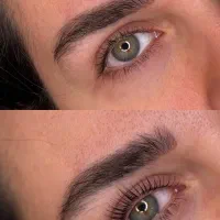 مدل لیفت و لمینت مژه و‌ ابرو فقط هزینه مواد|خدمات آرایشگری و زیبایی|رشت, لاکانی|دیوار