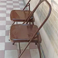 دوتا صندلی ورزش یوگا عتیقه قدیم ارج تاشو|تجهیزات ورزشی|شیراز, اصلاح‌نژاد|دیوار