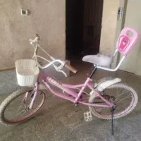 دوچرخه دخترانه صورتی سایز 20