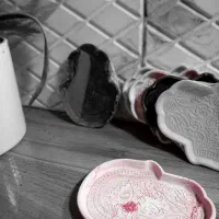 تعدادی قالب سنگ مصنوعی سیلیکونی وطلقی تغییرشغل|ابزارآلات|رشت, ولکس|دیوار