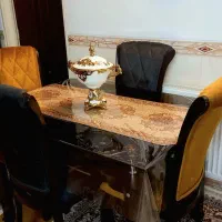 مبل۷نفره ومیزغذاخوری|مبلمان خانگی و میز عسلی|یزد, |دیوار