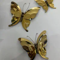 سه عدد دیوار کوب پروانه نوی نو سالم زیبا