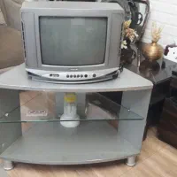 تلویزیون و میز تلویزیون هردو باهم|تلویزیون و پروژکتور|گرگان, |دیوار