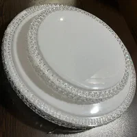 چراغ سقفی کریستالی دو طبقه مودی ۷۲ وات و 36 وات|لوستر و چراغ آویز|تهران, حکیمیه|دیوار