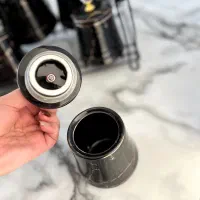 ست ماربل مشکی رگه طلایی|ظروف سرو و پذیرایی|فولادشهر, A2|دیوار