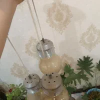 لوستر طرح لامپ