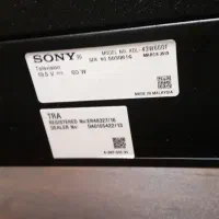 اال‌‌ی دی ۴۳ینج‌سونی پنل شکسته و تصویر دارد