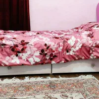 میز تحریر کمد و تخت بسیار محکم و تمیز|تخت و سرویس خواب|تهران, سازمان آب|دیوار