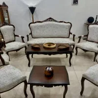 مبلمان استیل تمام چوب|مبلمان خانگی و میز عسلی|تهران, اختیاریه|دیوار