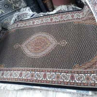 فرش بیضی ماهی ۷۰۰شانه اخوان نخ اکریلیک ۱×۱/۵|فرش|تبریز, |دیوار