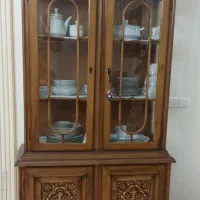 ویترین و بوفه دو تیکه منبت کاری|بوفه، ویترین، کنسول|تهران, حکیمیه|دیوار