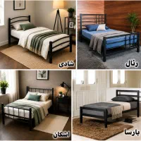 تخت خواب های فلزی محکم و ارزان|تخت و سرویس خواب|تهران, ایوانک|دیوار