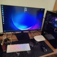 کیس گیمینگ نسل ۱۳ +مانیتور گیمینگ 2k 180hz