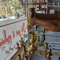 لوستر طلایی|لوستر و چراغ آویز|پاکدشت, پاکدشت (مامازند)|دیوار