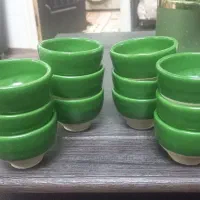 کاسه سفالی|ظروف سرو و پذیرایی|قم, وادی السلام|دیوار