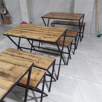 میز و صندلی کافه ای و تخت سنتی