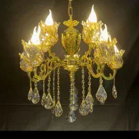 لوسترکاترین برنجی.۵+۳ شعله .برنج LK light.321