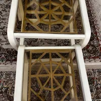 عسلی جلو مبلی کرم طرح سنتی