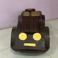 ماشین چوبی دکوری اتاق کودک