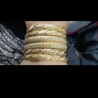 طلای نو ومحکم سایز 2 و 3 و دستبند