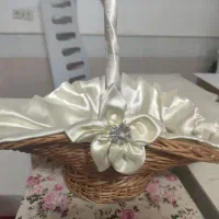 سبد حصیری|صنایع دستی و سایر لوازم تزئینی|قم, باغ کرباسی|دیوار