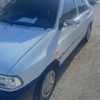 پراید سفید ۹۶در حدخشک