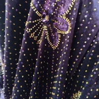 پارچه لباس محلی مخمل کشی|لباس|دهدشت, |دیوار