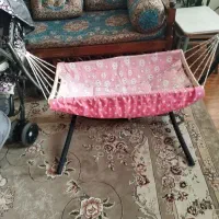 تخت خواب  کودک  همراه گهواره|تخت و صندلی بچه|چهارباغ, |دیوار