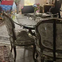 میز نهارخوردی ۴ نفره میز شیشه ای