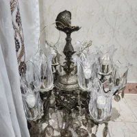 لوستر برنجی ( فوق سنگین)۱۰ شاخه قدیمی