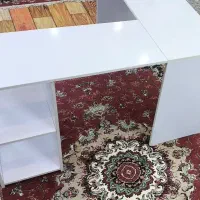 میز کامپیوتر و کار سفید MDF، تمیز و خوشساخت|میز تحریر و کامپیوتر|ابریشم, |دیوار