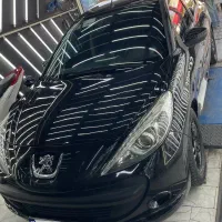 پژو 207 مشکی بدون رنگ