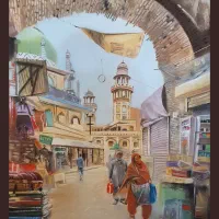 ۲ عدد تابلو نقاشی هنر دست|تابلو، نقاشی، عکس|تهران, لویزان|دیوار