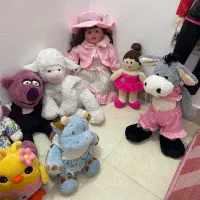 عروسک های پولیشی خارجی|اسباب‌بازی بچه|کیش, |دیوار