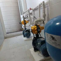 نصب پمپ آب و منبع