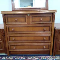 سرویس خواب چوب راش|تخت و سرویس خواب|ساوه, |دیوار