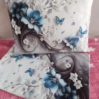 انواع روبالشتی طرحدار سه بعدی و زرک دار|رختخواب، بالش، پتو|شاهین دژ, |دیوار