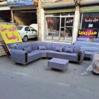 راحتی ال پایه فلز|مبلمان خانگی و میز عسلی|ایلام, |دیوار