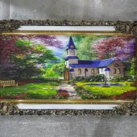 تابلوفرش منظره|تابلو فرش|اصفهان, نقش جهان|دیوار