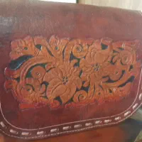 کیف پیاده روی چرم گاوی