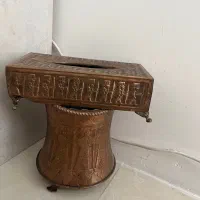 سطل و دستمال مسی