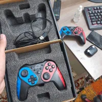دسته بازی بی سیم 2 عدد با جعبه و گارانتی